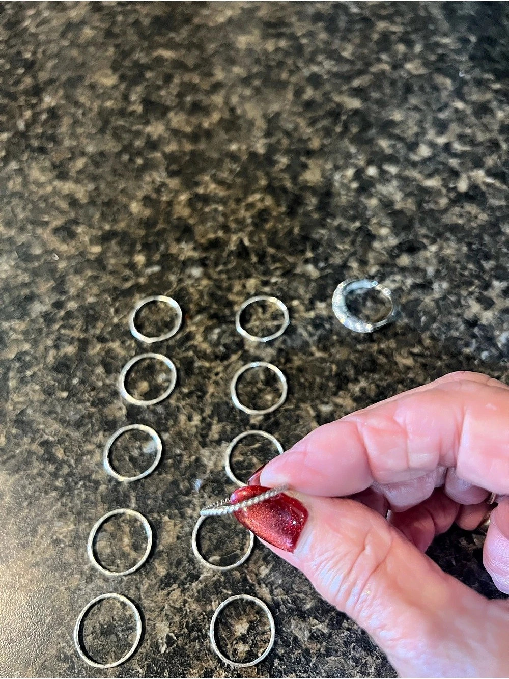 Silver-Tone Stacking Rings Assortment - Picture 3 of 8